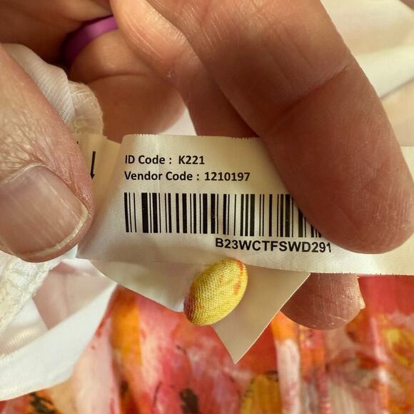 Max Dress All Over Floral Print Tiered Pink Bohemian Whimsifairy Lightfairy Sz 4 - Picture 9 of 12